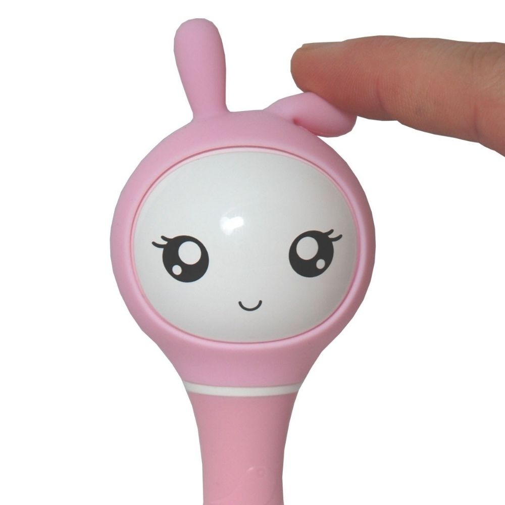 Sonajero interactivo Smarty Bunny Rosa Español con canciones de»Pica Pica» Alilo